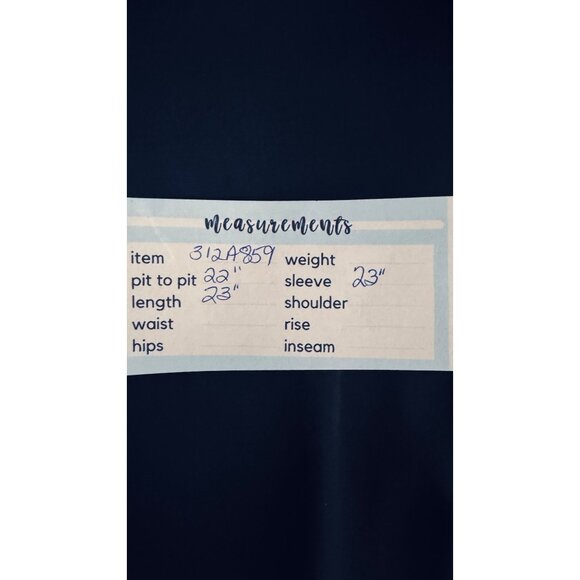 NWT Banana Republic Small Office Navy Blue Blouse Lightweight Flowy Polyester - Picture 9 of 13